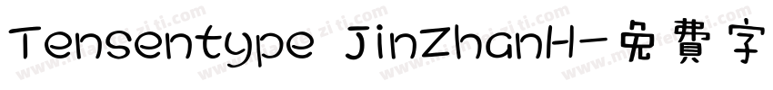 Tensentype JinZhanH字体转换